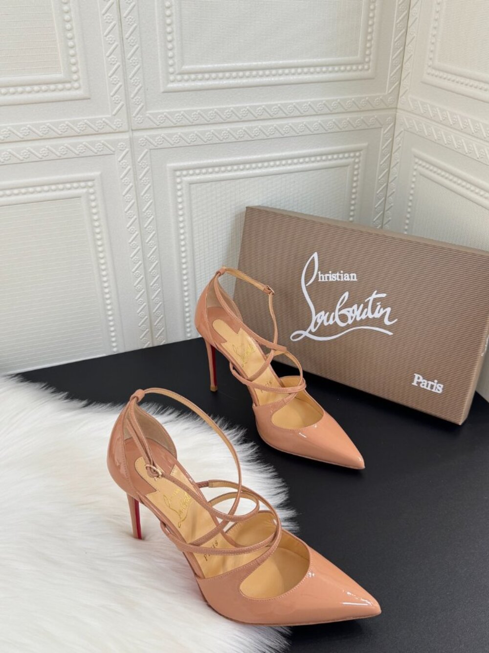 Christian Louboutin Crosspiga 105mm Pumps - Picture 2 of 9